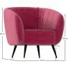 Buy Velvet upholstered armchair - Cognac - Oysa Cognac 60086 - in the UK