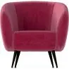 Buy Velvet upholstered armchair - Cognac - Oysa Cognac 60086 at MyFaktory