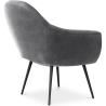 Buy Velvet upholstered armchair - Ora Dark grey 60087 at MyFaktory