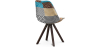 Buy Dining Chair Brielle Upholstered Scandi Design Dark Wooden Legs Premium - Patchwork Amy Multicolour 59955 home delivery