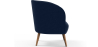 Buy Velvet upholstered armchair - Rese Dark blue 60083 home delivery