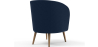 Buy Velvet upholstered armchair - Rese Dark blue 60083 with a guarantee