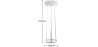 Buy Crystal Floor Lamp 50cm  Transparent 53533 with a guarantee