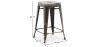Buy Bar Stool - Industrial Design - 60cm - New Edition - Metalix Metallic bronze 60122 - in the UK