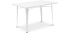 Buy Dining Table Bistrot Metalix style industrial Metal - 120 cm - New Edition White 60128 - prices