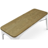 Buy Bench Bistrot Metalix Industrial Metal and Light Wood - New Edition White 60131 at MyFaktory