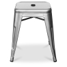 Buy Industrial Design Stool - 45cm - New Edition - Metalix Silver 60139 at MyFaktory