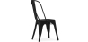 Buy Dining chair Bistrot Metalix industrial Metal - New Edition Black 60136 - in the UK
