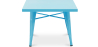 Buy Kid Table Bistrot Metalix Industrial Metal - New Edition Turquoise 60135 - in the UK
