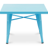 Buy Kid Table Bistrot Metalix Industrial Metal - New Edition Turquoise 60135 - in the UK