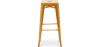 Buy Bar Stool - Industrial Design - 76cm - New Edition- Metalix Gold 60149 in the United Kingdom