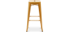 Buy Bar Stool - Industrial Design - 76cm - New Edition- Metalix Gold 60149 with a guarantee