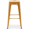Buy Bar Stool - Industrial Design - 76cm - New Edition- Metalix Gold 60149 - in the UK