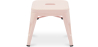 Buy Kid Stool Bistrot Metalix Industrial Metal - New Edition Pink 60151 - in the UK