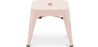Buy Kid Stool Bistrot Metalix Industrial Metal - New Edition Pink 60151 in the United Kingdom