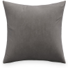 Buy Velvet square cushion (45x45 CM) - Lenay Grey 60155 - in the UK