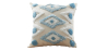 Buy Square Cotton Cushion Boho Bali Style (45x45 cm) cover + filling - Trey Grey 60156 - in the UK