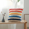 Buy Square Cotton Cushion Boho Bali Style (45x45 cm) cover + filling - Lalita Multicolour 60162 - prices