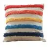 Buy Square Cotton Cushion Boho Bali Style (45x45 cm) cover + filling - Lalita Multicolour 60162 - in the UK