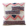 Buy Square Cotton Cushion Boho Bali Style (45x45 cm) cover + filling - Kinari Multicolour 60163 - in the UK