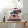 Buy Square Cotton Cushion Boho Bali Style (45x45 cm) cover + filling - Kinari Multicolour 60163 - prices