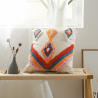 Buy Square Cotton Cushion Boho Bali Style (45x45 cm) cover + filling - Tysna Multicolour 60168 - prices