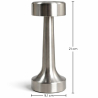 Buy Table Lamp Wireless Rechargeable LED – Touch Control – Modern Metal Design – Anra Silver 60172 - prices
