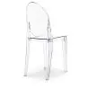 Buy Pack of 2 Transparent Dining Chairs - Victoire  Transparent 58734 in the United Kingdom