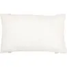 Buy Rectangular Cushion in Boho Bali Style, Cotton cover + filling - Gaia White 60181 - prices