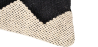 Buy Square Cotton Cushion in Boho Bali Style cover + filling - Gwen White / Black 60182 in the United Kingdom
