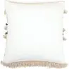 Buy Square Cotton Cushion in Boho Bali Style cover + filling - Joan White 60184 - prices
