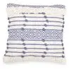 Buy Square Cotton Cushion in Boho Bali Style cover + filling - Laurie Blue 60186 - in the UK