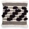 Buy Square Cotton Cushion in Boho Bali Style cover + filling - Safira Grey 60193 - in the UK