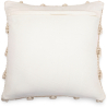 Buy Boho Bali Style Wool Cushion cover + filling - Chewuna White 60198 at MyFaktory