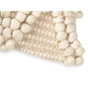 Buy Boho Bali Style Wool Cushion cover + filling - Chewuna White 60198 in the United Kingdom