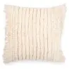 Buy Square Cotton Cushion in Boho Bali Style cover + filling - Forala Cream 60210 - in the UK