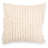 Buy Square Cotton Cushion in Boho Bali Style cover + filling - Forala Cream 60210 - in the UK