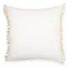 Buy Square Cotton Cushion in Boho Bali Style cover + filling - Forala Cream 60210 at MyFaktory