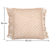 Buy Square Cotton Cushion in Boho Bali Style cover + filling - Stella Blue 60229 with a guarantee