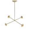 Buy Modern globe pendant chandelier, metal - Suy Gold 60234 - prices