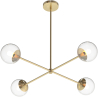 Buy Modern globe pendant chandelier, metal - Suy Gold 60234 at MyFaktory