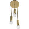 Buy Cluster pendant lamp in modern style, brass - Treck Gold 60236 home delivery