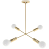 Buy Modern pendant chandelier, brass - Senay Gold 60237 - prices