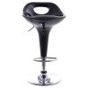 Buy Swivel Chromed Modern Bar Stool - Height Adjustable Pink 49736 - in the UK