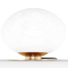 Buy Table lamp in vintage style, brass and glass - Ballon Gold 60238 home delivery