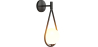Buy Wall lamp in scandinavian style, glass - Drop Black 60240 in the United Kingdom