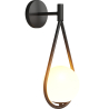 Buy Wall lamp in scandinavian style, glass - Drop Black 60240 in the United Kingdom