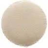 Buy Pouffe Stool in Boho Bali Style, Wood and Cotton - Isabella Bali Ivory 60262 - prices