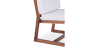 Buy Garden Armchair in Boho Bali Design, Wood and Canvas - Bayen White 60299 - prices