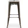 Buy Bar Stool – Industrial Style – Steel – 76 cm – Metalix Metallic bronze 60148 home delivery